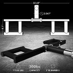 Yes4All Viking Press Attachment – Great Landmine Exercise Equipment for 2-Inch Olympic Barbell