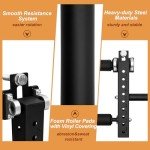 Power Rack Mounted Leg Extension and Curl Machine for Home Gym, Seated Leg Strength Extension and Curl Equipment, Adjustable Squat Rack Attachment for Lower Body Leg Muscle Training