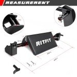 RitFit Multi-Function Power Rack Attachment, 2-in-1 Hip Thrust and Preacher Curl Attachment Power Cage, Squat Rack Attachments with Adjustable Preacher Curl Pad/Hip Thrust Pad for Home Gym