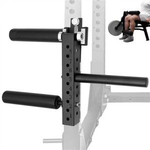 Power Rack Leg Curl Attachment, Seated Leg Strength Extension and Curl Athletic Practice Machine for Home Gym Equipment, Adjustable Leg Extension Attachment for Body Muscle Training Load 600 Lb