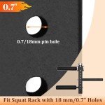 Power Rack Leg Curl Attachment, Seated Leg Strength Extension and Curl Athletic Practice Machine for Home Gym Equipment, Adjustable Leg Extension Attachment for Body Muscle Training Load 600 Lb