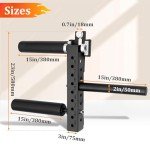 Power Rack Leg Curl Attachment, Seated Leg Strength Extension and Curl Athletic Practice Machine for Home Gym Equipment, Adjustable Leg Extension Attachment for Body Muscle Training Load 600 Lb