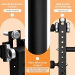 Power Rack Leg Curl Attachment, Seated Leg Strength Extension and Curl Athletic Practice Machine for Home Gym Equipment, Adjustable Leg Extension Attachment for Body Muscle Training Load 600 Lb