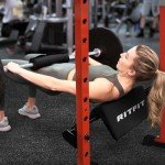 RitFit Multi-Function Power Rack Attachment, 2-in-1 Hip Thrust and Preacher Curl Attachment Power Cage, Squat Rack Attachments with Adjustable Preacher Curl Pad/Hip Thrust Pad for Home Gym