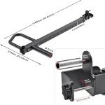 SELEWARE Adjustable Lever Arms Heavy Duty Jammer Arms, Only Fits 2'' x 2'' Power Rack Rated 600 lbs Per Arm for Strength Training Home Gym Workout Attachments