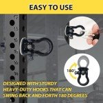 DyaMag Power Rack Attachments with Silicone gaskets for Resistance Band. O-Ring Attachment for Power Rack Squat Racks. Band Pegs for 1-3 inch Power Rack(2 Pack)