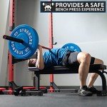 Synergee Safety Arms with 750lb Capacity for Power & Squat Racks. Compatible with 2x2 Tube Racks. Spotter Arms for Power Lifting. Sold in Pairs.