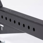 Titan Fitness T-3 Series Spotter Arms, 800 LB Black Safety Catches, Fits 2-in x 3-in 11-GA Steel Tubes