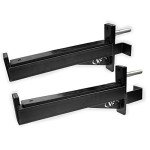 Valor Fitness Safety Bar Catch Extension Accessory Pair for BD-21 Yoke Lifing Station Rack (fits 2” X 3” Frame) - MB-Y