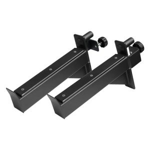 RitFit Spotter Arms Power Cage Attachment, Squat Rack Safety Bars for Power Rack, Safety Squat Bar Attachment for Home Gym