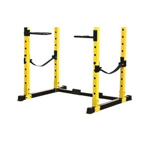 HulkFit High Density Shock Absorbing Nylon Safety Spotter Arm Straps with Reinforced Wear Pad for Pro Series 2.35” x 2.35” Power Rack Cage Accessories Attachment