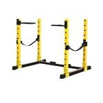 HulkFit High Density Shock Absorbing Nylon Safety Spotter Arm Straps with Reinforced Wear Pad for Pro Series 2.35” x 2.35” Power Rack Cage Accessories Attachment