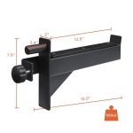 RitFit Spotter Arms Power Cage Attachment, Squat Rack Safety Bars for Power Rack, Safety Squat Bar Attachment for Home Gym