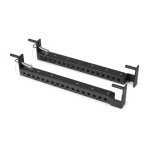 Titan Fitness Titan Series Flip-Down Safety Bars, 36" Depth Spotter Arms, Rated 3,000 LB, Safety Bars for 3"x3" Uprights with Plastic Liner Protection, Spotter Arms for Squat Rack