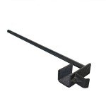 PRISP Safety Bars with J-Hooks - Compatible with 2.5 x 2.5 Inch Cages, Sold in Pairs