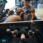 TOBWOLF Dumbbell Spotter Hooks Hangers, Heavy Power Dumbbells Rack Attachments for Dumbbell Bench Press Hold Up 225LB, Safety Connector Perfect for Hanging Dumbbells to Barbells for Chest Workout