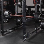 Titan Fitness Titan Series Flip-Down Safety Bars, 36" Depth Spotter Arms, Rated 3,000 LB, Safety Bars for 3"x3" Uprights with Plastic Liner Protection, Spotter Arms for Squat Rack