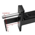 Valor Fitness Safety Bar Catch Extension Accessory Pair for BD-21 Yoke Lifing Station Rack (fits 2” X 3” Frame) - MB-Y