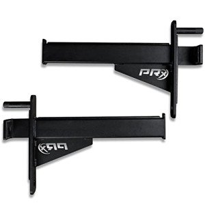 PRx Performance Squat Rack Spotter Arm Attachment Pairs 3x3 Uprights with 1" Holes (PRO 3x3 Spotter Arm Pair)