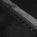 Titan Fitness Titan Series Flip-Down Safety Bars, 36" Depth Spotter Arms, Rated 3,000 LB, Safety Bars for 3"x3" Uprights with Plastic Liner Protection, Spotter Arms for Squat Rack