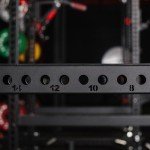 Titan Fitness Titan Series Flip-Down Safety Bars, 36" Depth Spotter Arms, Rated 3,000 LB, Safety Bars for 3"x3" Uprights with Plastic Liner Protection, Spotter Arms for Squat Rack