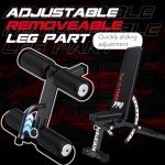 Keppi 1200LB Weight Bench, Heavy Duty Bench1000 PRO Adjustable Workout Bench Press Set for Home Gym Strength Training, Removable Foot Catch for Incline Flat Decline Sit Up Bench for Full Body Fitness