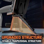 Lusper Weight Bench for Home Gym, Adjustable and Foldable 700LB Weight Bench, Multi-Purpose Workout Bench for Bench Press Sit up Incline Flat Decline