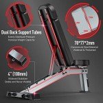 JOROTO Weight Bench, Adjustable Workout Bench Press, Foldable Strength Training Benches for Home Gym Full Body Workout, Incline Decline Flat Utility Workout Bench