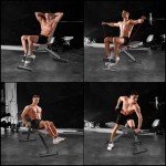 FitinOne Adjustable Weight Bench, Workout Bench for Home Gym, Multi-Functional Adjustable Weight Bench, Sturdy Durable Folding Weight Bench for Full Body, 660 LBS Capacity