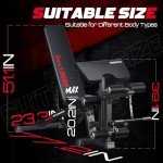 KeppiFitness Adjustable Weight Bench, Bench3000 MAX Heavy Duty Workout Bench Press with Leg Extension and Preacher Pad for Home Gym Fitness, Flat Incline Decline Sit Up Bench