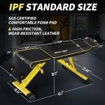 NextREP Adjustable Weight Bench,1000 LB Fast Folding Workout Bench for Home Gym Strength Training, Incline Decline Flat Utility Bench Press for Full Body Workout, Upright Storage Yellow Exercise Bench