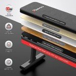 PASYOU Flat Weight Bench Workout Bench Max Load 1450LBS/660KG Strength Training Bench Press for Home Gym (Model:PW100)