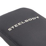 Steelbody Deluxe Versatile Rated 800 lbs Flat Utility Workout Bench Station for Home Gym Weightlifting and Strength Training STB-10101, Black-Brown