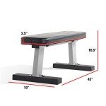 CAP Barbell Flat Utility Bench, Black/Gray