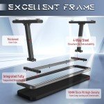 YAMO Flat Bench, 1455LBS/660KG Weight Bench for Home Gym, Easy Assembly Workout Bench with Adjustable foot Caps, Multipurpose Strength Training Bench Press for Full Body Workout