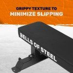 Flat Bench [Bells of Steel] Flat Weight Bench, Workout Bench for Home Gym, Commercial Grade Powerlifting Flat Weight Bench, 12-Gauge Steel, 4in Thick Pad Gym Bench, 1000lb Capacity