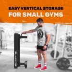 Flat Bench [Bells of Steel] Flat Weight Bench, Workout Bench for Home Gym, Commercial Grade Powerlifting Flat Weight Bench, 12-Gauge Steel, 4in Thick Pad Gym Bench, 1000lb Capacity