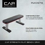 CAP Barbell Flat Utility Bench, Black/Gray