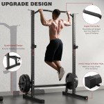 DONOW Olympic Weight Bench with Squat Rack Adjustable Workout Bench with Rack for Bench Press Home Gym Equipment