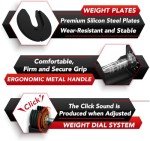 Keppi 11.3kg Adjustable Dumbbell Set with Grip