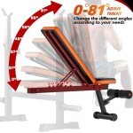 XDDIAS Bench Press, 5 IN 1 Olympic Weight Bench Press With Squat Rack, 770LBS Multi Adjustable Weight Bench for Home Gym, Workout Bench Flat Incline Lifting Bench for Full Body Strength Training