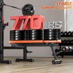 XDDIAS Bench Press, 5 IN 1 Olympic Weight Bench Press With Squat Rack, 770LBS Multi Adjustable Weight Bench for Home Gym, Workout Bench Flat Incline Lifting Bench for Full Body Strength Training
