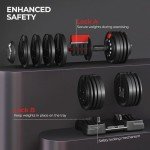 Yaheetech 50 lb Adjustable Dumbbell Set