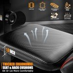 OPPSDECOR Adjustable Weight Bench Set with Leg Extension and Leg Curl, 900LBS Heavy Duty Profesional Bench Press Set with Squat Rack, Preacher Curl Strength Training Workout Benches for Home Gym