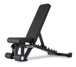 Rep Fitness Adjustable Bench – AB-3000 FID – Flat/Incline/Decline (Matte Blk)