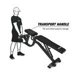 FIDB-300 Flat/Incline/Decline Bench (Black)