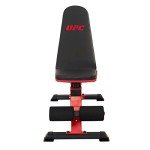 UFC DELUXE FID Weight Bench - Multi-Position Adjustable Backrest and Seat, Decline, Flat, Incline Bench, Heavy-Duty Construction, Optimal Padding for Home Gym Strength Training