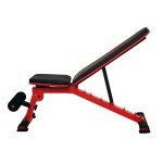 UFC DELUXE FID Weight Bench - Multi-Position Adjustable Backrest and Seat, Decline, Flat, Incline Bench, Heavy-Duty Construction, Optimal Padding for Home Gym Strength Training