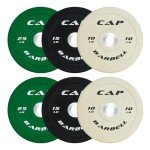 CAP Barbell 100 lb Olympic Bumper Plate Set