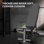 Adjustable Weight Bench, 1100 LB Weight Capacity Heavy-duty Workout Bench, Extended Head, and Neck Protection Design, Foldable Flat/Incline/Decline Exercise Multi-Purpose Bench for Home Gym